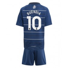 Aston Villa Emiliano Buendia #10 Tredjedraktsett Barn 2024-25 Kortermet (+ korte bukser)